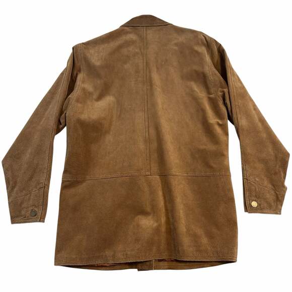 No Longer Available Vintage L.L.Bean Women's Pig Suede Leather Field Jacket - Picture 4 of 10